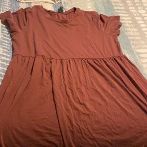 Wine colored wild fable mini dress